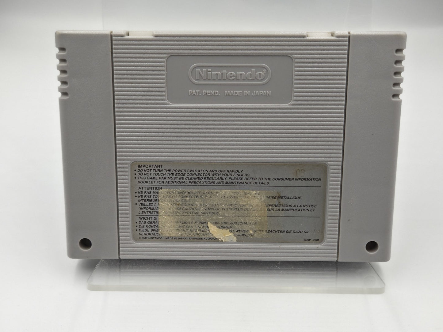 SNES Super Nintendo International Superstar Soccer Deluxe Modul EUR