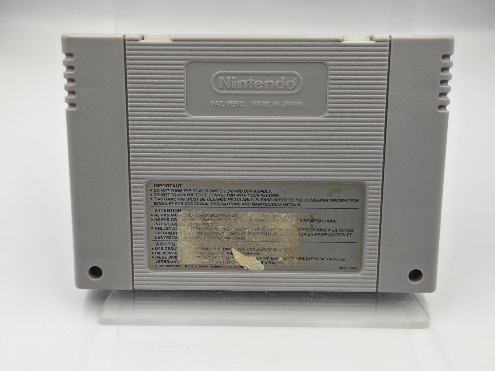 SNES Super Nintendo International Superstar Soccer Deluxe Modul EUR