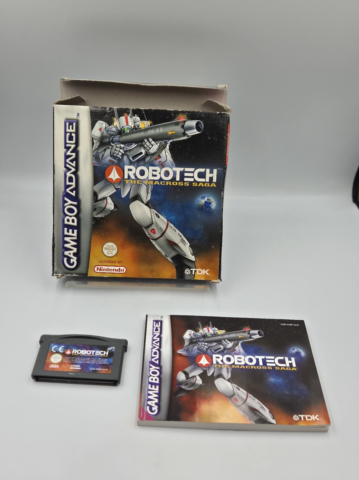 Nintendo Game Boy Advance Robotech The Macross Saga mit OVP und Anleitung EUR