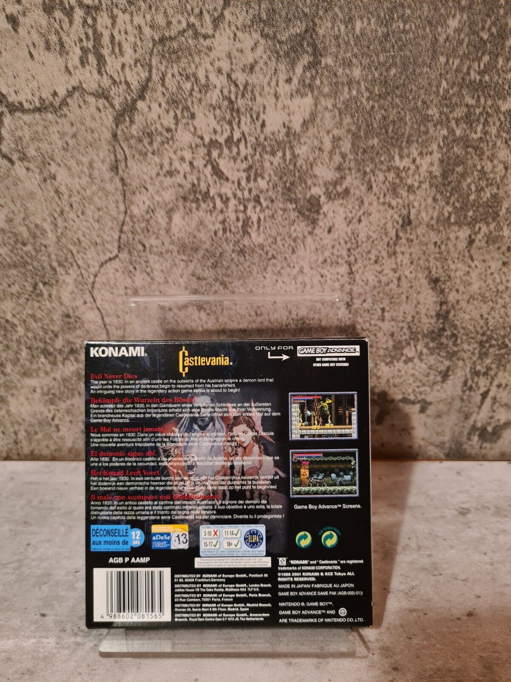 Nintendo Gameboy Advance Castlevania mit OVP und Anleitung EUR - T-Retro-Games 