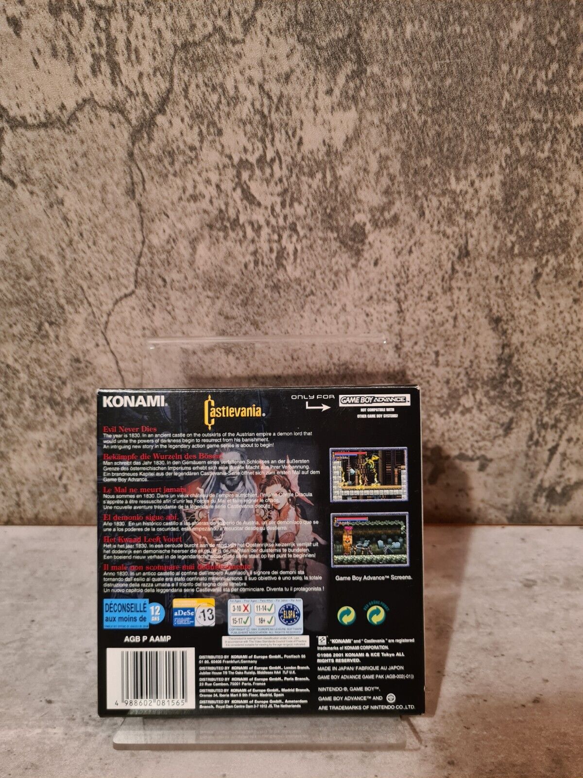 Nintendo Gameboy Advance Castlevania mit OVP und Anleitung EUR - T-Retro-Games 