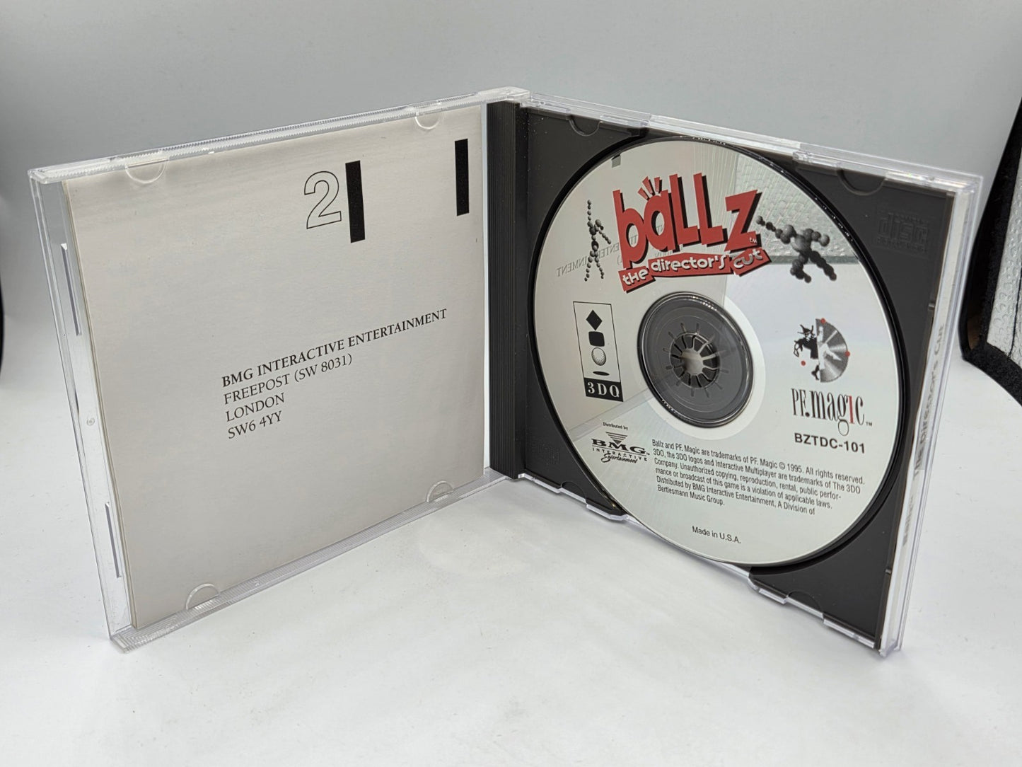 3DO Spiel Ballz The Director's Cut mit OVP und Anleitung