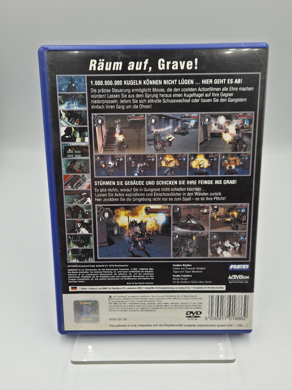 PS2 Playstation 2 Gungrave mit OVP und Anleitung Deutsch 