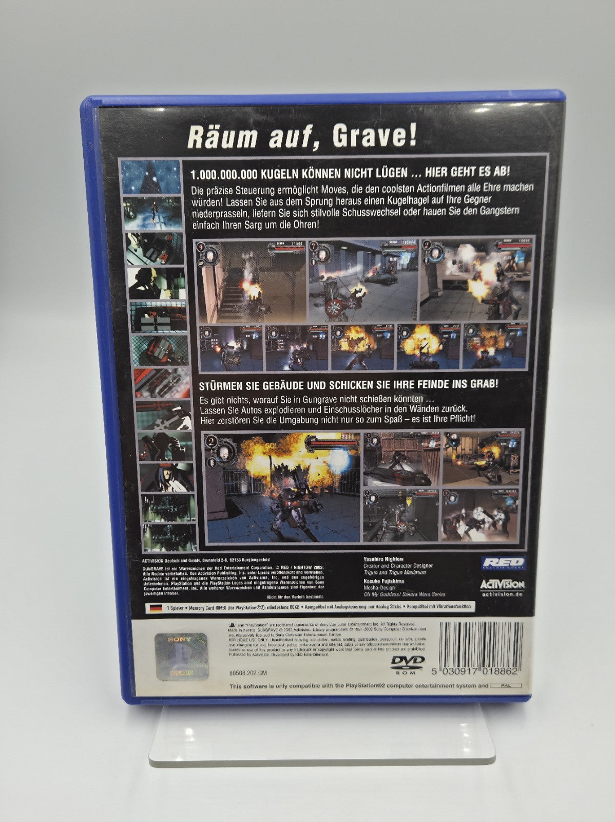 PS2 Playstation 2 Gungrave mit OVP und Anleitung Deutsch 