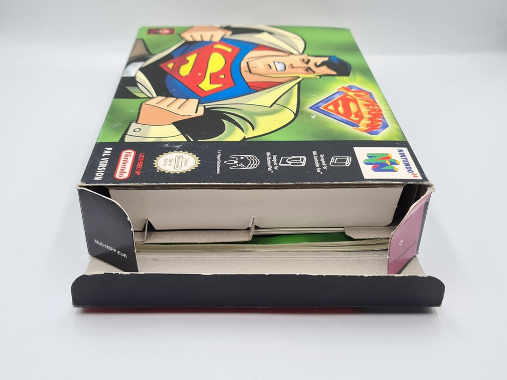 N64 Nintendo 64 Superman mit OVP und Anleitung + Poster EUR - T-Retro-Games 