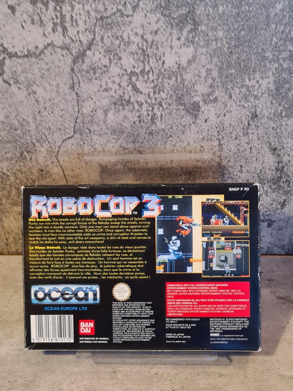 SNES Super Nintendo RoboCop 3 mit OVP und Anleitung FAH - T-Retro-Games 