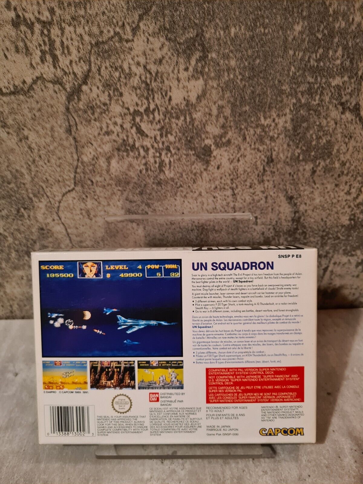 SNES Super Nintendo UN Squadron mit OVP und Anleitung FAH - T-Retro-Games 