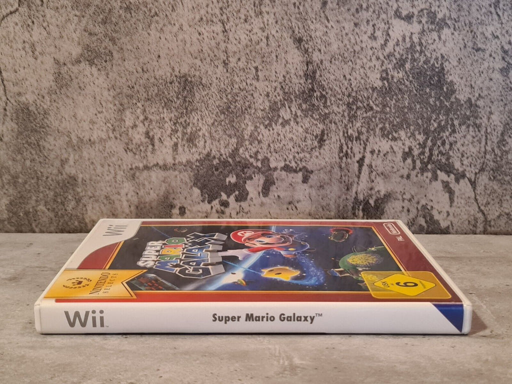 Nintendo Wii Spiel Super Mario Galaxy mit OVP und Anleitung NOE - T-Retro-Games 