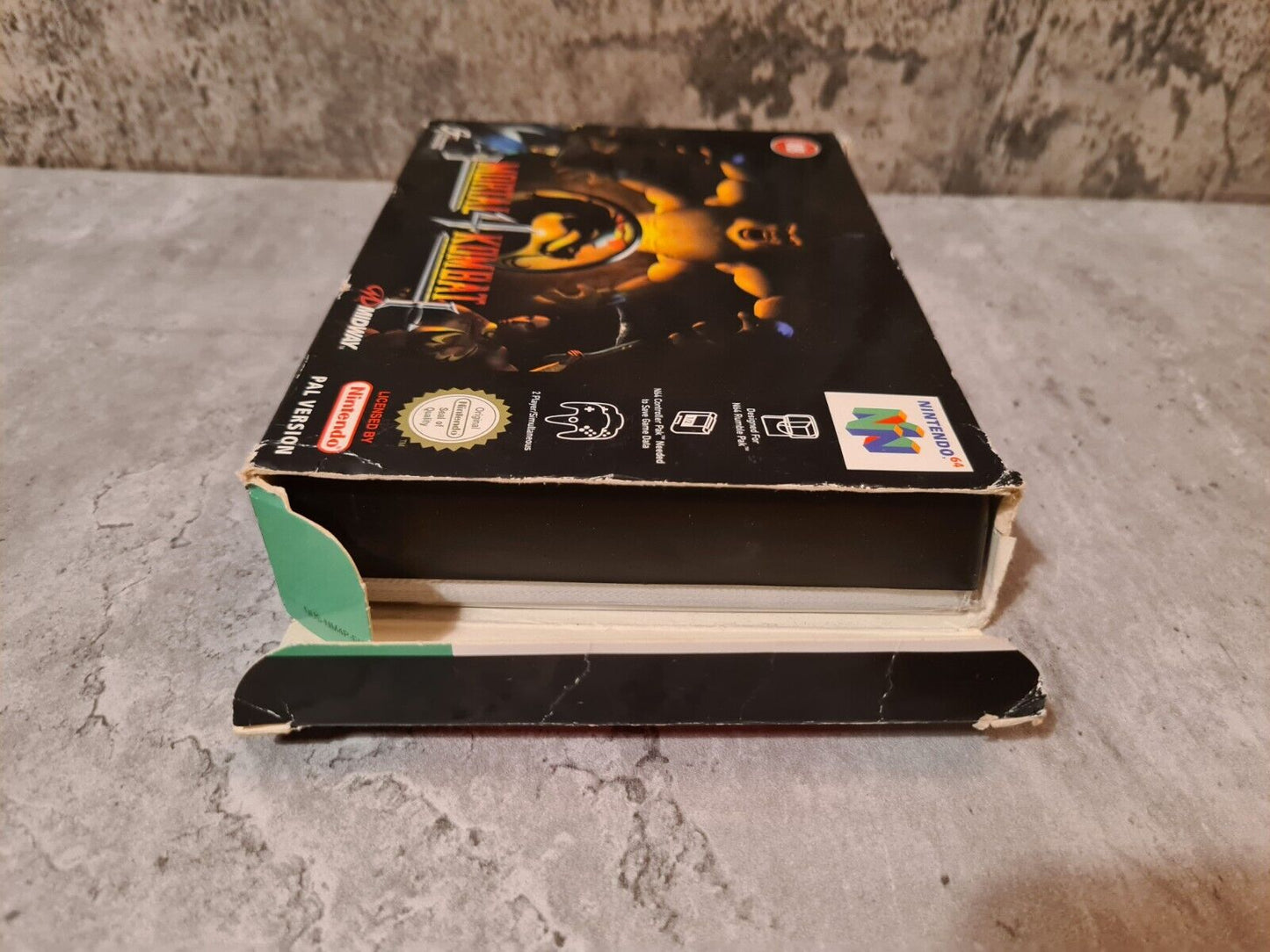 N64 Nintendo 64 Mortal Kombat 4 mit OVP und Anleitung EUR - T-Retro-Games 