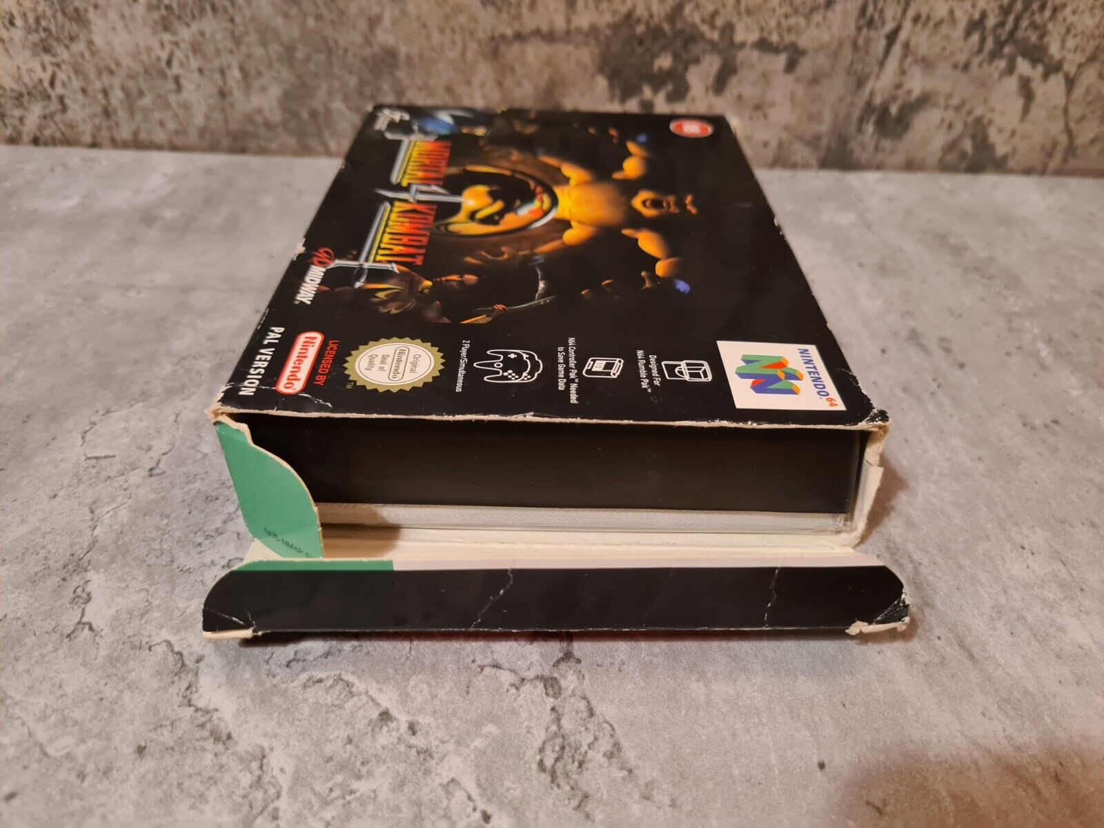 N64 Nintendo 64 Mortal Kombat 4 mit OVP und Anleitung EUR - T-Retro-Games 