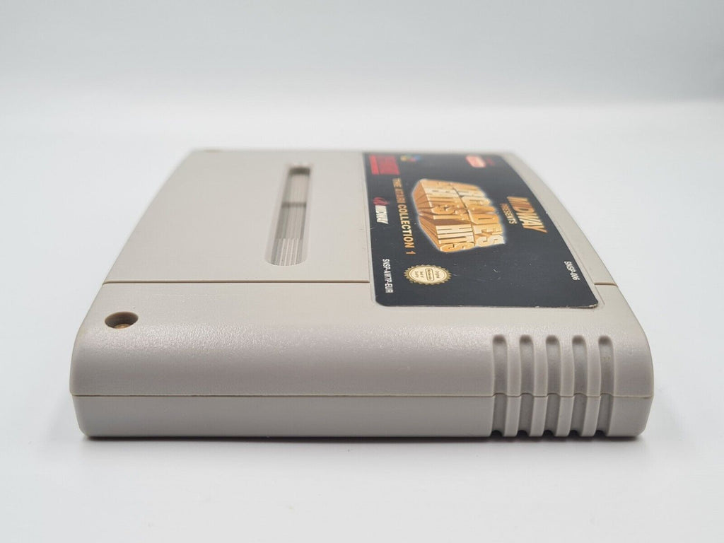 SNES Super Nintendo Midway Presents Arcade's Greatest Hits Modul EUR - T-Retro-Games 