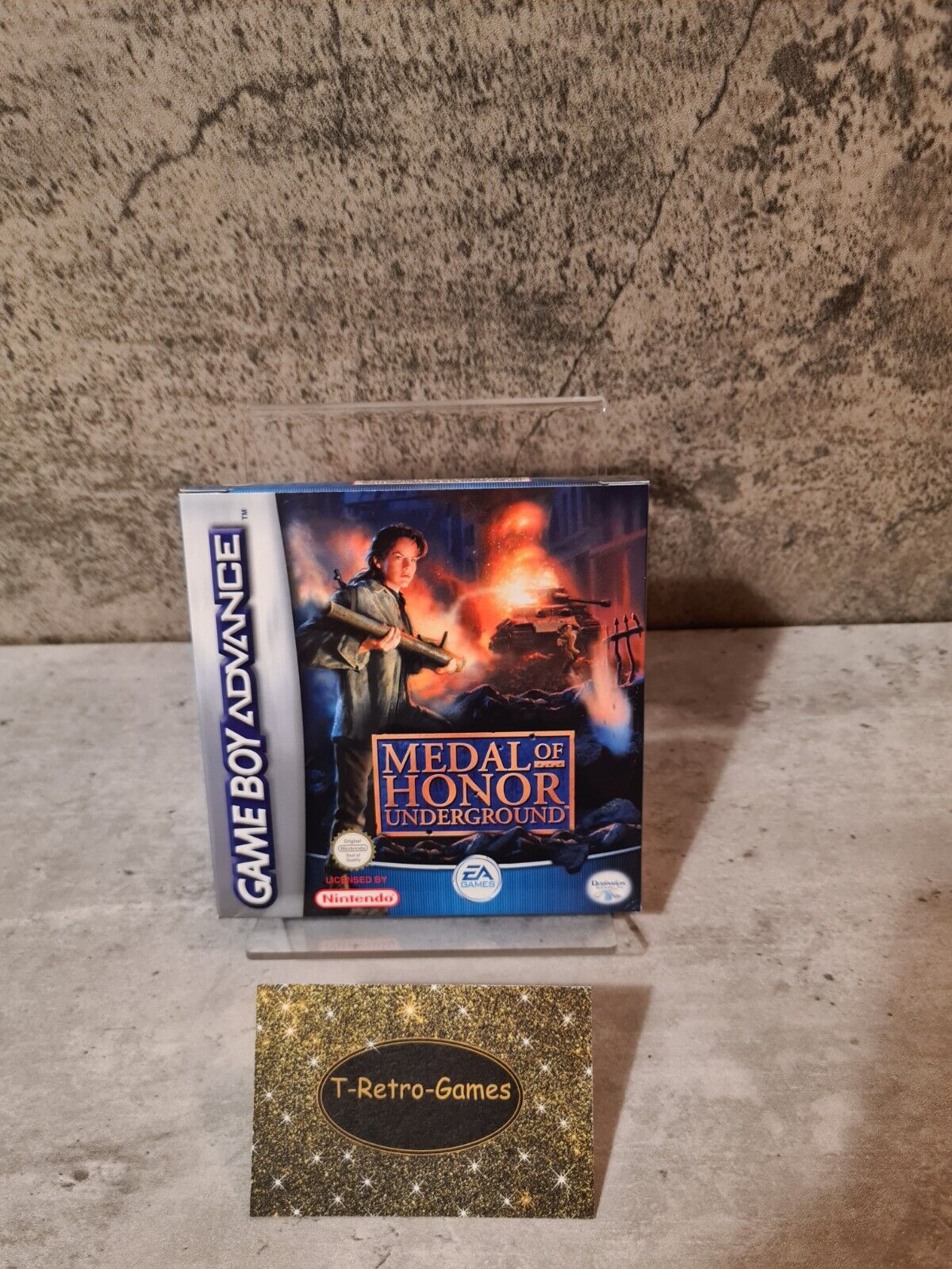 Nintendo Game Boy Advance Medal of Honor Underground EUR New Old Stock - T-Retro-Games 