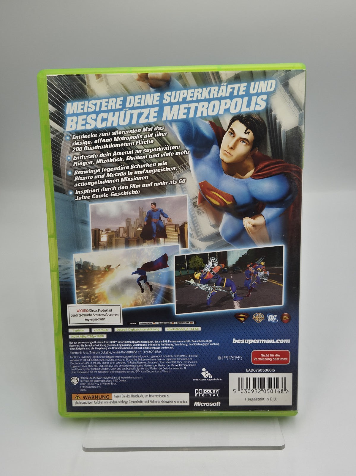 XBOX360 Spiel Superman Returns mit OVP und Anleitung Deutsch 