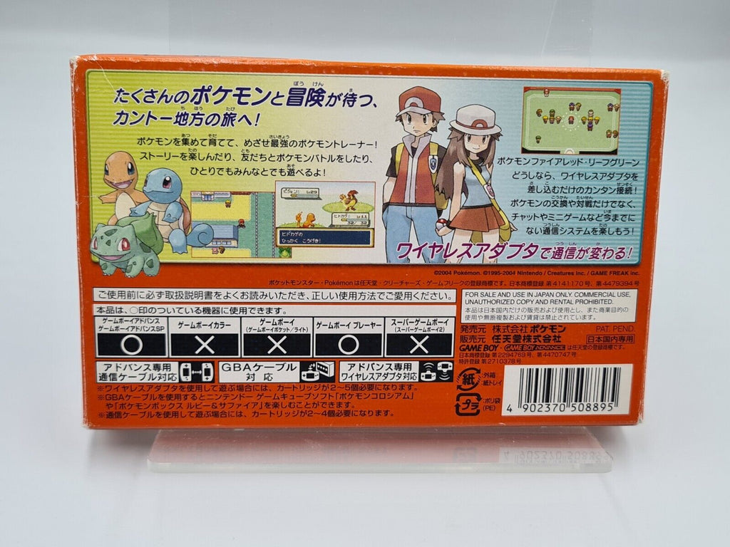 Nintendo Game Boy Advance Pokemon FireRed mit OVP und Anleitung Japan NTSC-J - T-Retro-Games 