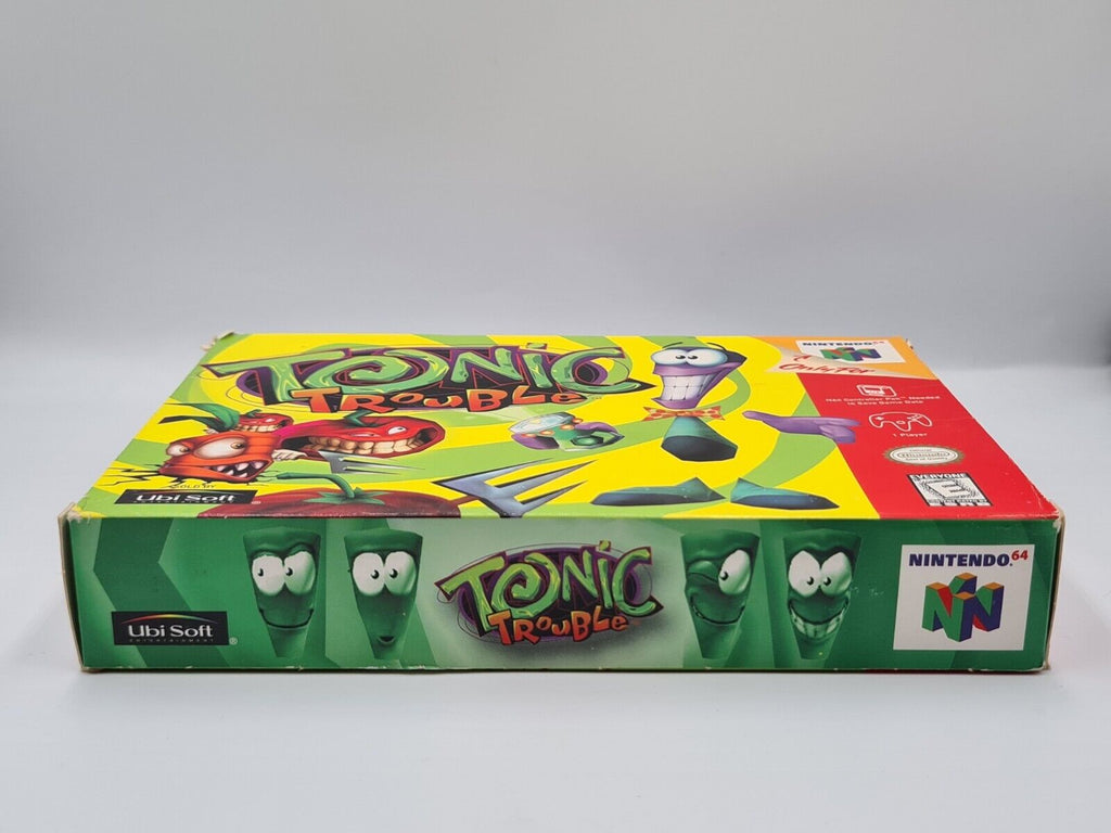 N64 Nintendo 64 Tonic Trouble mit OVP und Anleitung USA NTSC - T-Retro-Games 