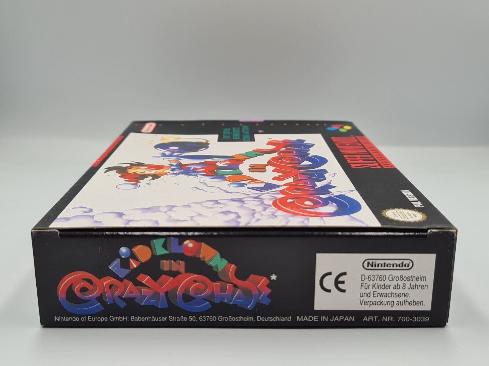 SNES Super Nintendo Kid Klown in Crazy Chase New Old Stock Neu unbenutzt - T-Retro-Games 