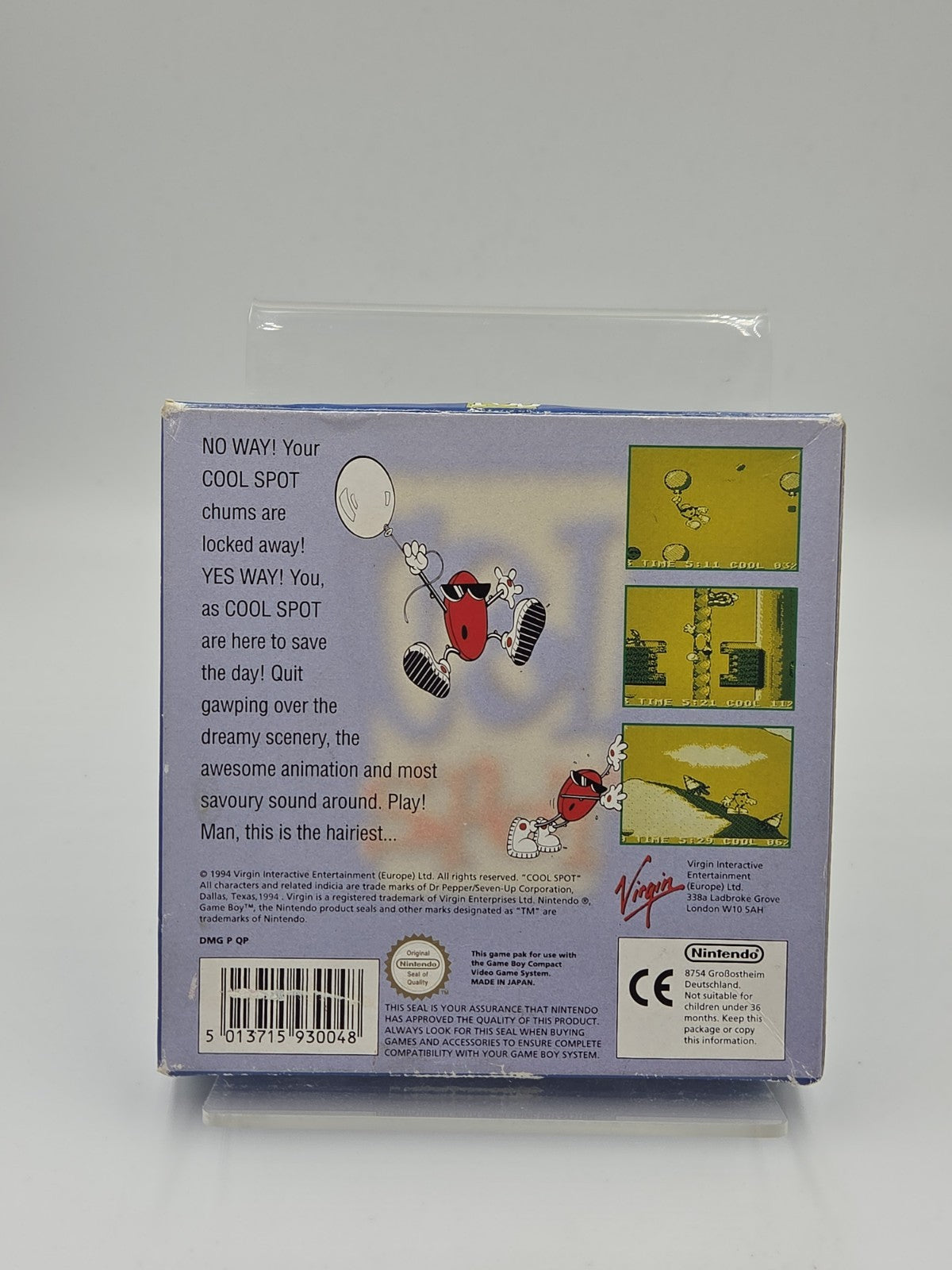 Nintendo Game Boy Classic Spiel Cool Spot mit OVP und Anleitung UKV