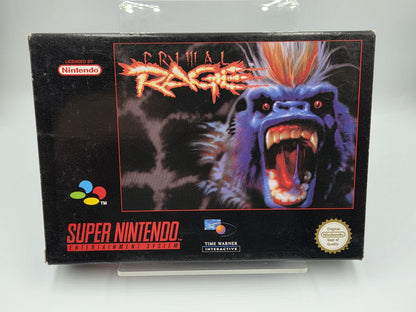 SNES Super Nintendo Primal Rage mit OVP und Anleitung EUR
