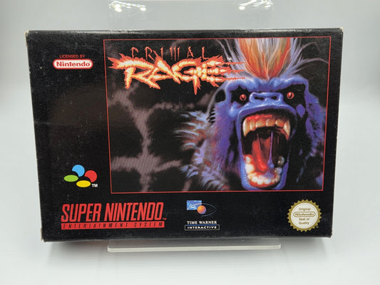 SNES Super Nintendo Primal Rage mit OVP und Anleitung EUR