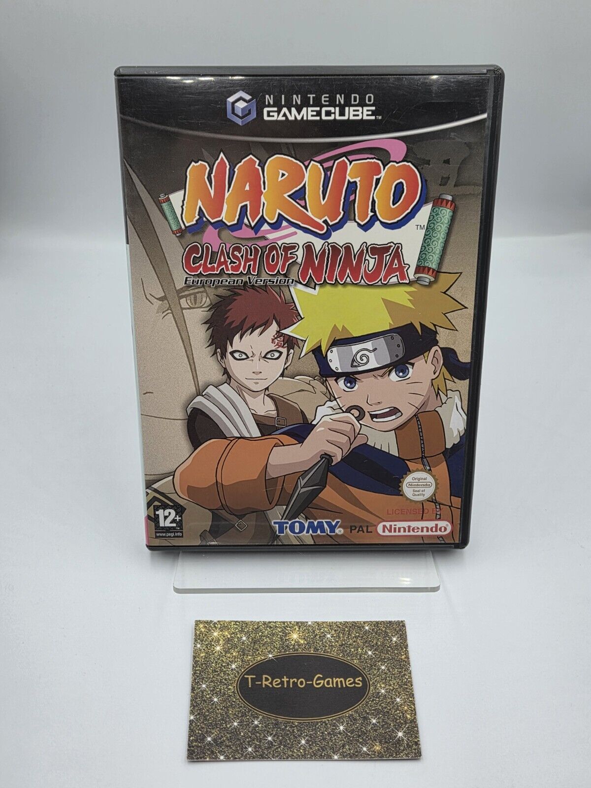 Nintendo GameCube Naruto Clash of Ninja mit OVP und Anleitung FRA - T-Retro-Games 