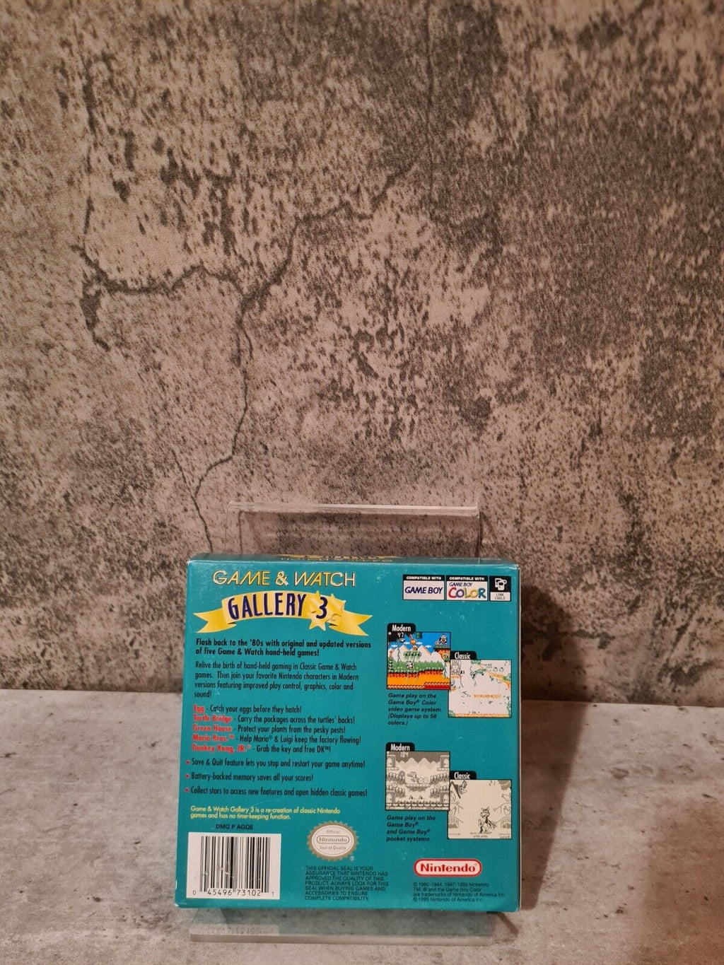 Nintendo Game Boy Color Game & Watch Gallery 3 mit OVP und Anleitung USA - T-Retro-Games 