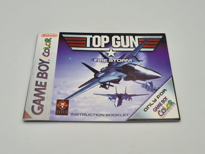 Nintendo Game Boy Color Top Gun Fire Storm mit OVP und Anleitung EUR - T-Retro-Games 