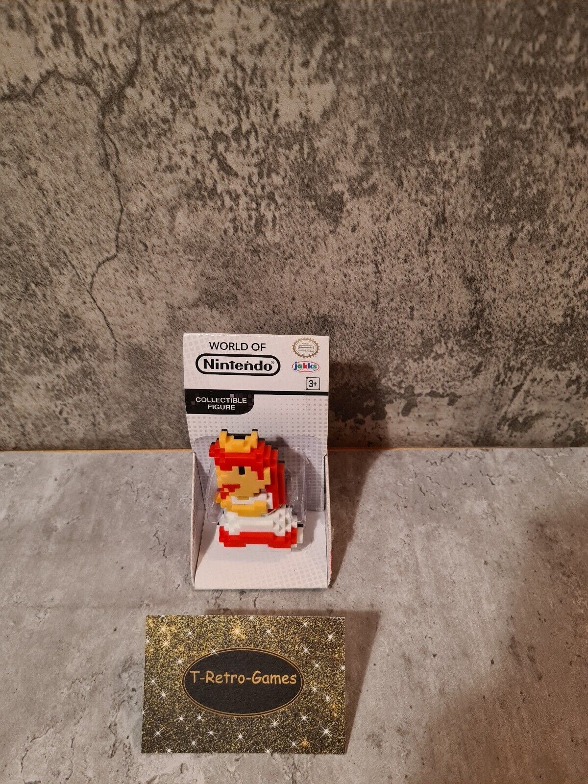 World of Nintendo Collectible Figur Figurine 8-Bit Peach Neu New Sealed - T-Retro-Games 