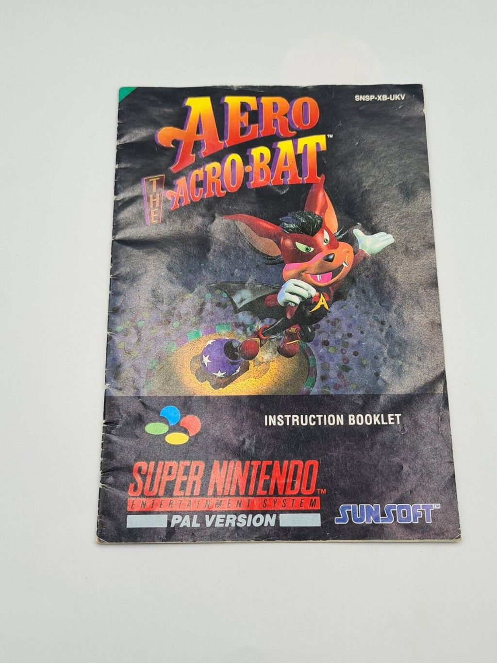 SNES Super Nintendo Aero The Acro-Bat mit OVP und Anleitung NOE - T-Retro-Games 