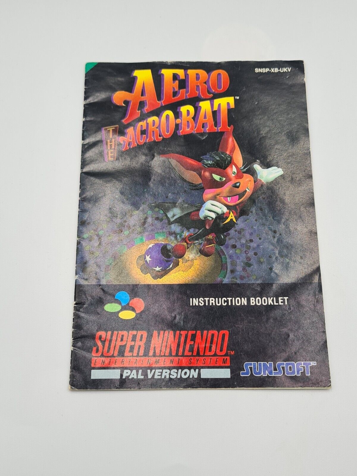 SNES Super Nintendo Aero The Acro-Bat mit OVP und Anleitung NOE - T-Retro-Games 