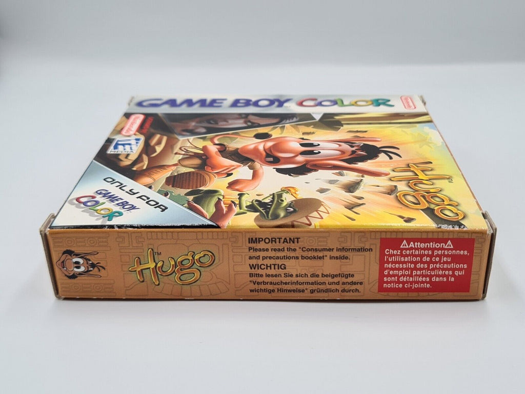 Nintendo Game Boy Color Spiel Hugo mit OVP und Anleitung EUR - T-Retro-Games 