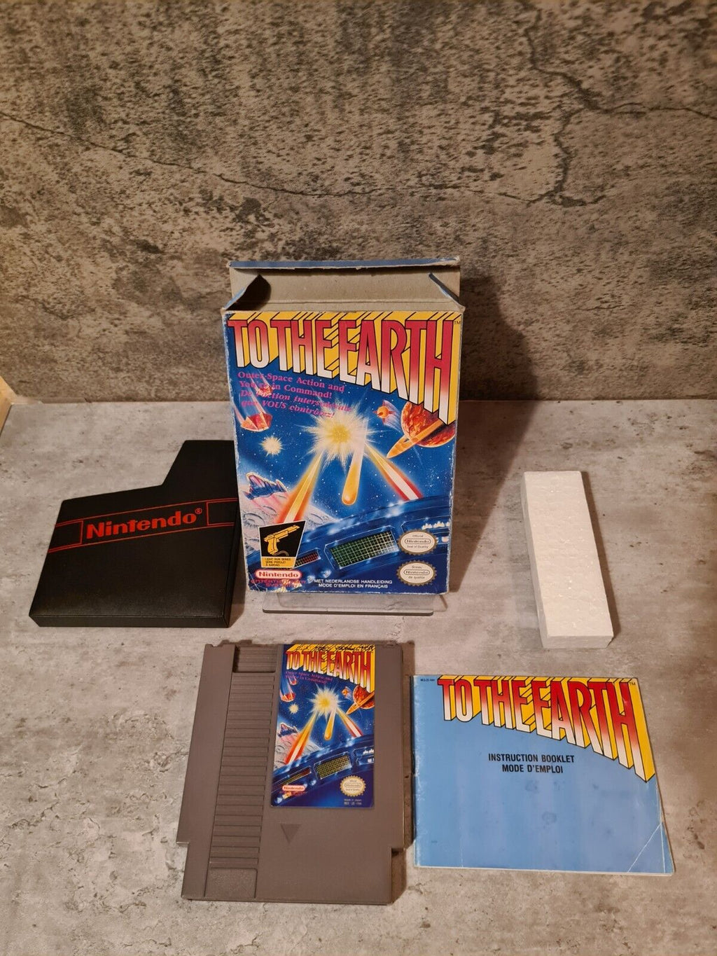 NES To The Earth mit OVP und Anleitung FRA - T-Retro-Games 