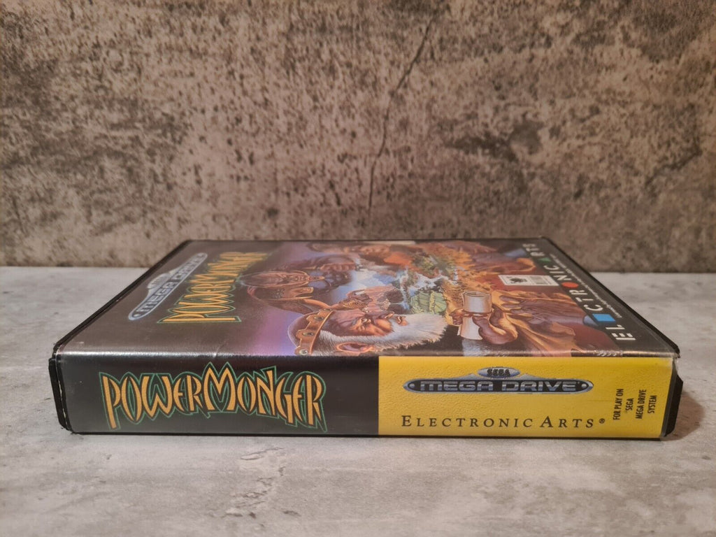Sega Mega Drive Spiel PowerMonger mit OVP und Anleitung Multi Language - T-Retro-Games 