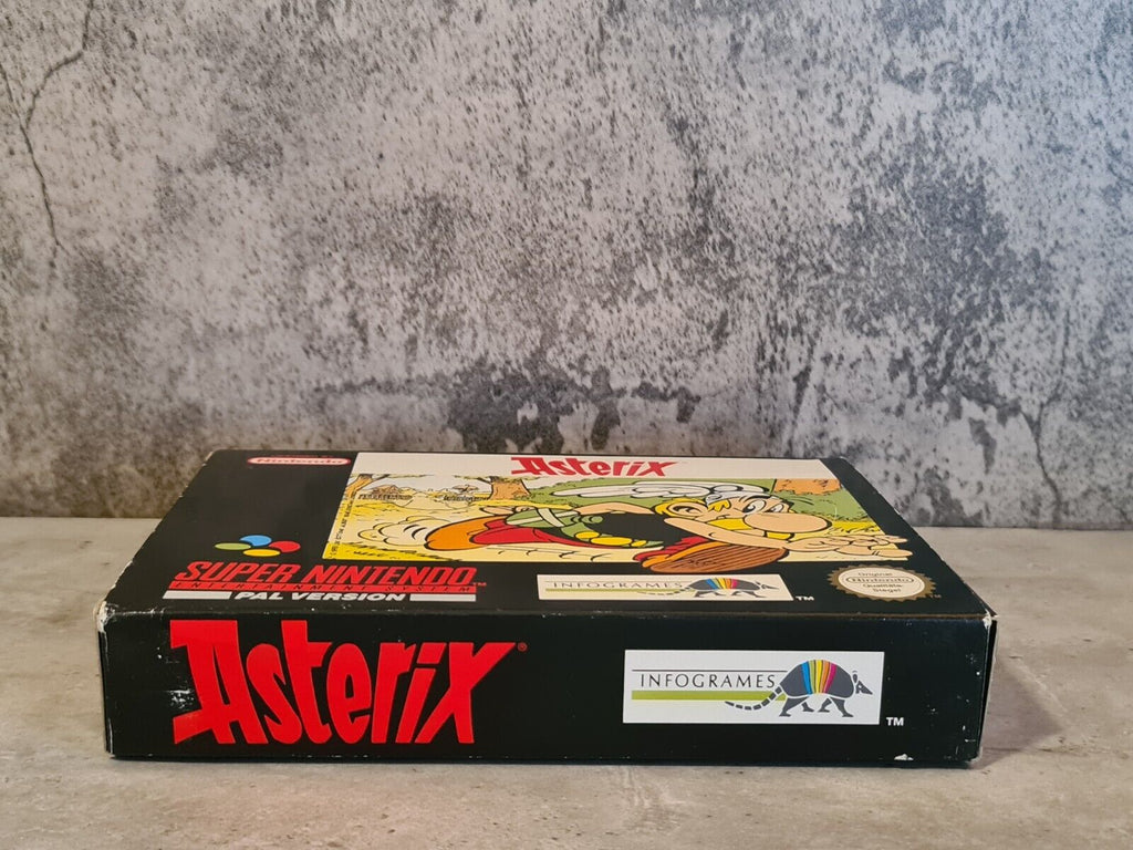 SNES Super Nintendo Asterix mit OVP und Anleitung NOE - T-Retro-Games 
