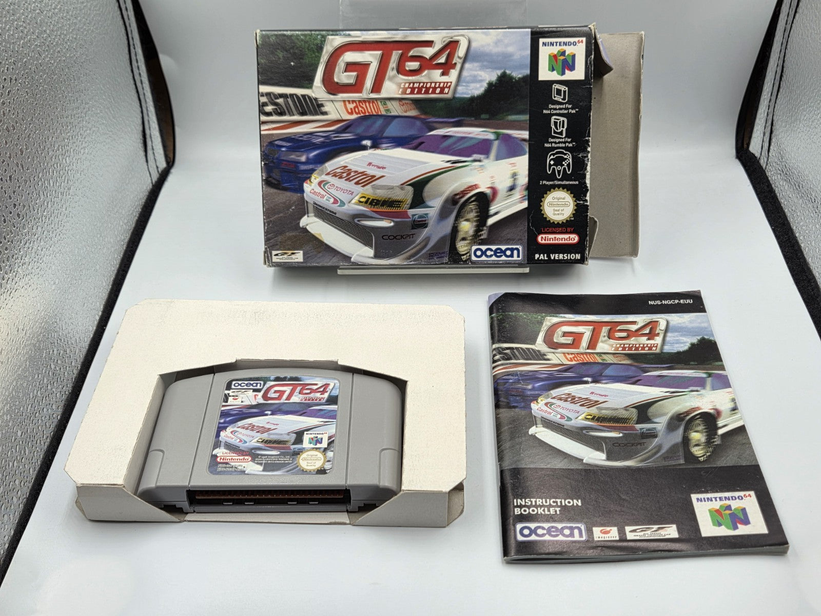 N64 Nintendo 64 GT64 Championship Edition mit OVP und Anleitung EUR