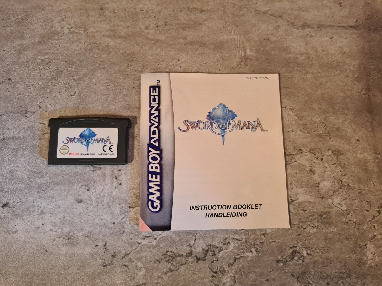 Nintendo Gameboy Advance Sword of Mana mit OVP und Anleitung EUR - T-Retro-Games 