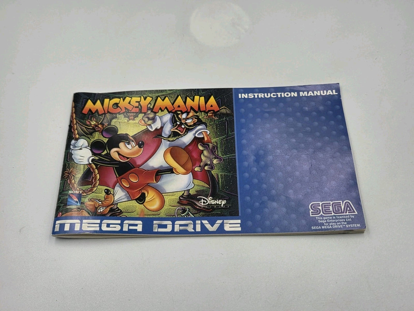 Sega Mega Drive Spiel Mickey Mania mit OVP und Anleitung Multi Language 