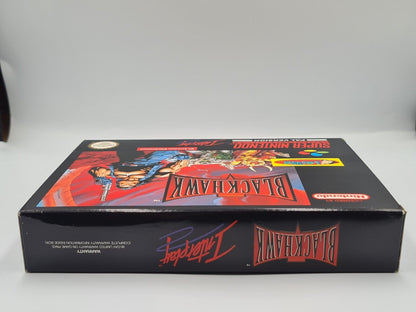SNES Super Nintendo BlackHawk mit OVP und Anleitung NOE - T-Retro-Games 