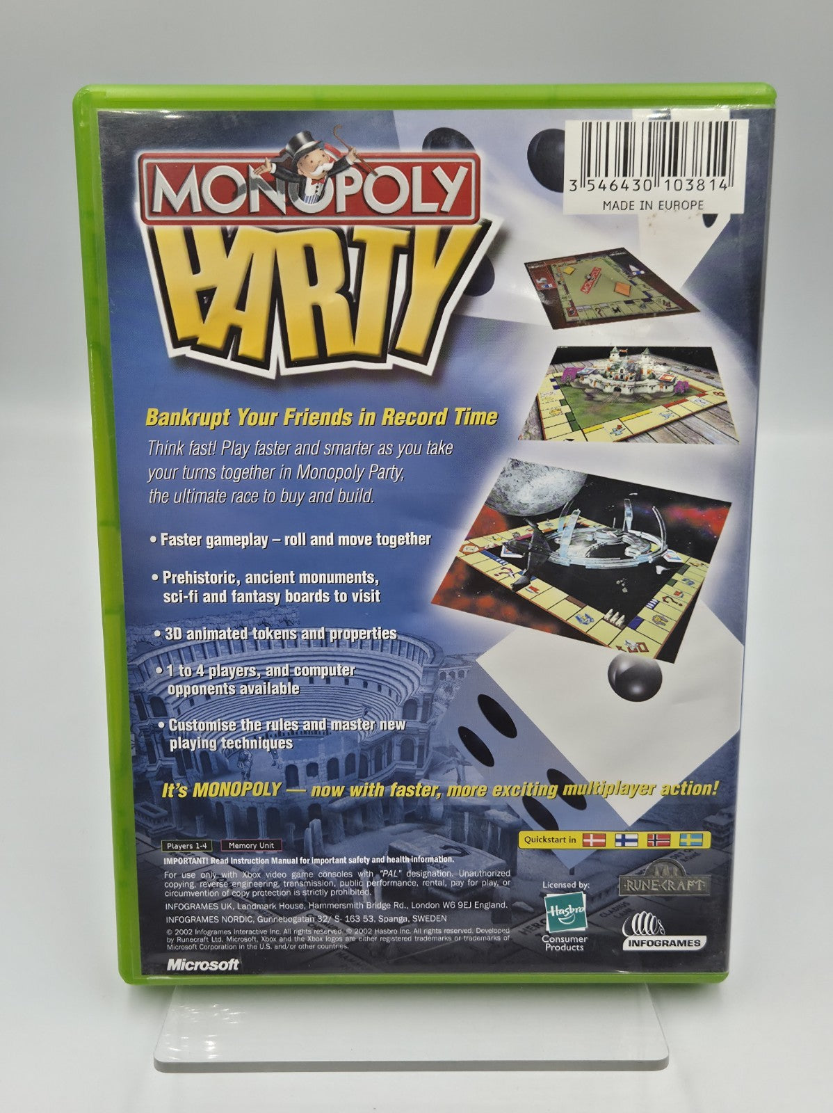 XBOX Spiel Monopoly Party mit OVP und Anleitung 