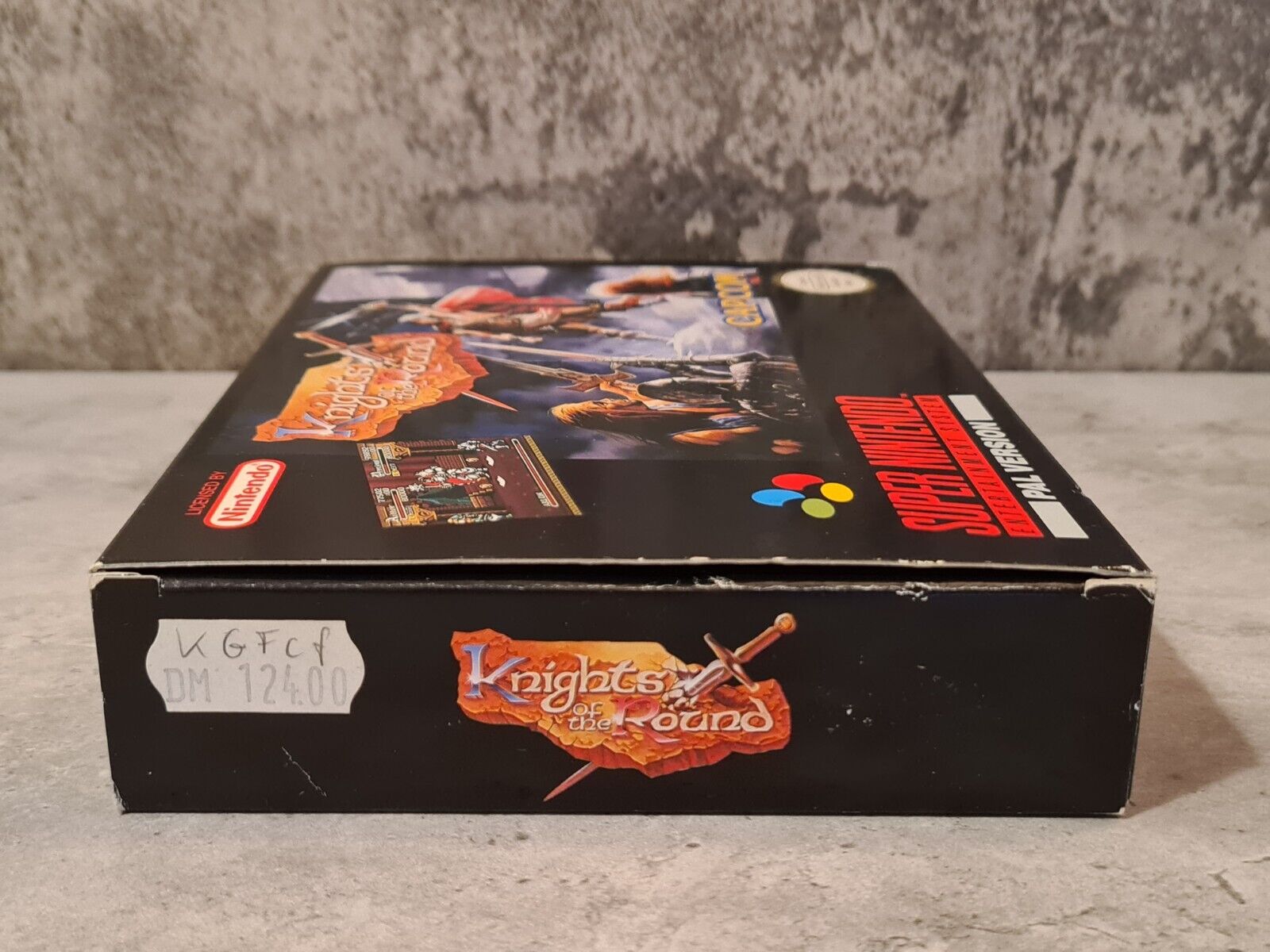 SNES Super Nintendo Knights of The Round mit OVP und Anleitung NOE - T-Retro-Games 