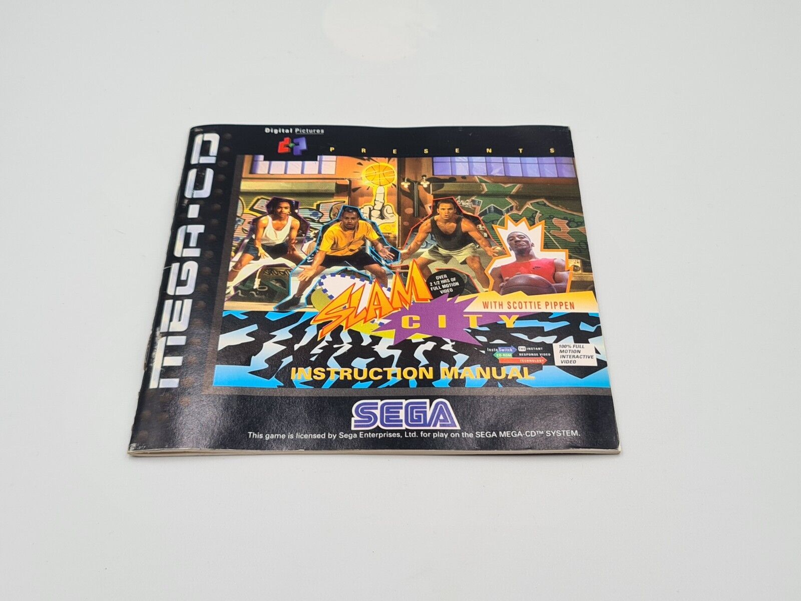 Sega Mega-CD Slam City mit OVP und Anleitung Multi Language 4 Discs - T-Retro-Games 