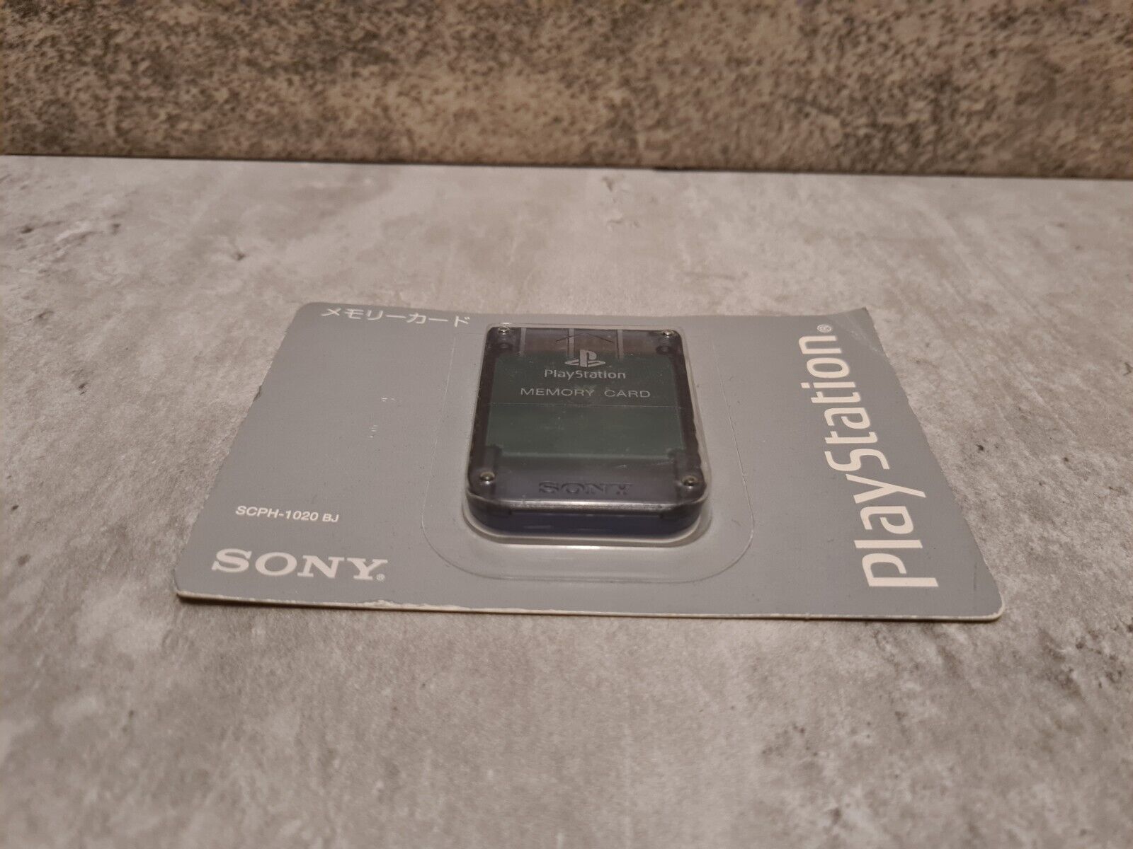 PS1 Sony Playstation Memory Card Sealed Neu New Japanese Schwarz Black SCPH-1020 - T-Retro-Games 