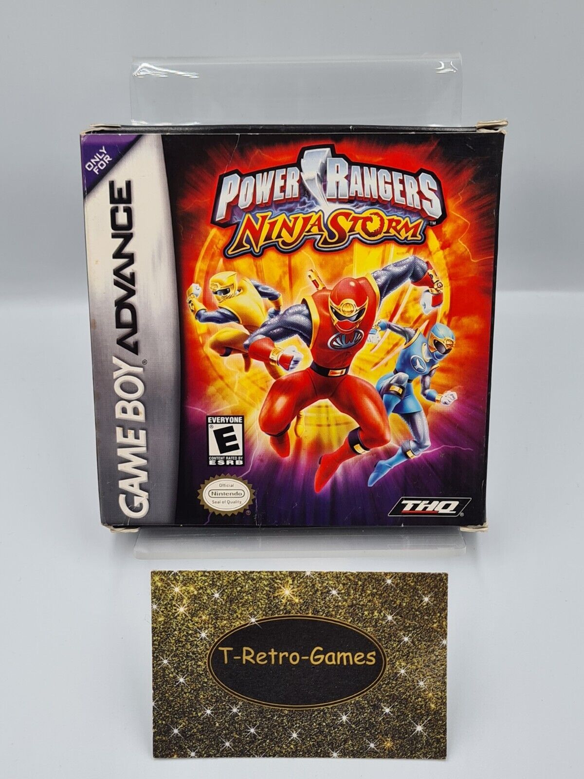 Nintendo Game Boy Advance Power Rangers Ninja Storm mit OVP und Anleitung USA - T-Retro-Games 