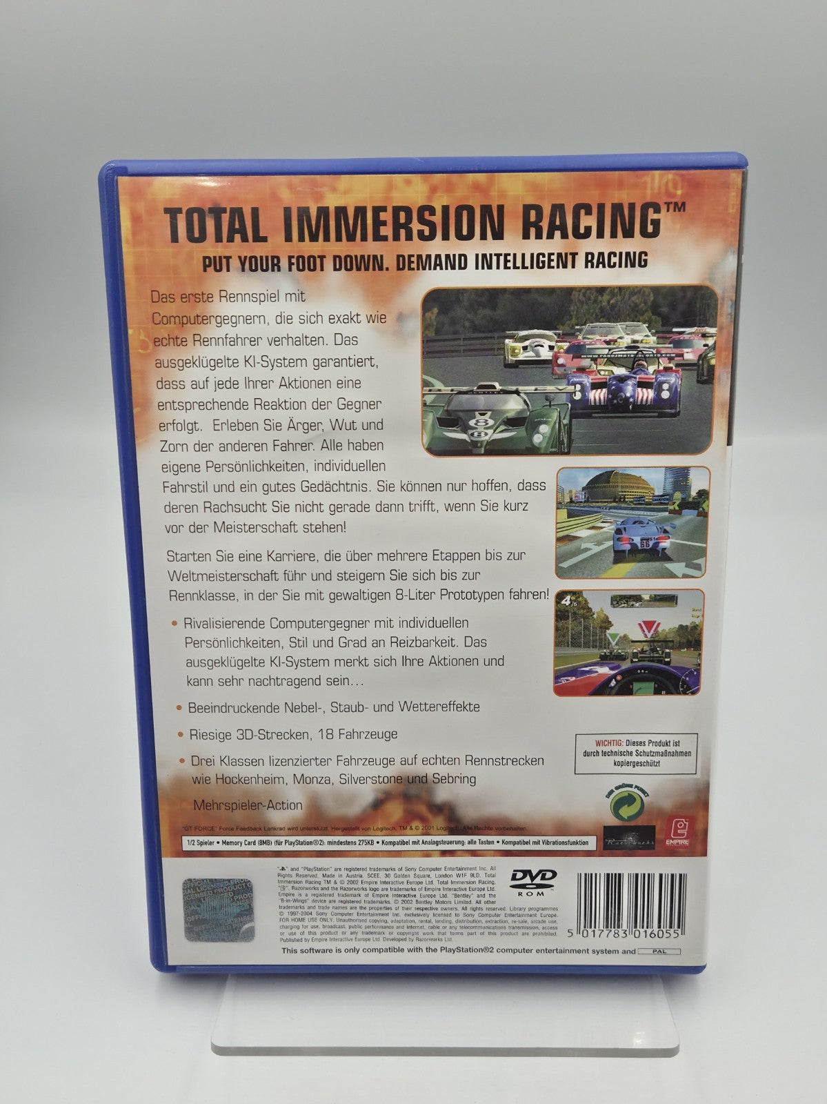 PS2 Playstation 2 Total Immersion Racing mit OVP und Anleitung Deutsch 