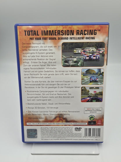 PS2 Playstation 2 Total Immersion Racing mit OVP und Anleitung Deutsch 