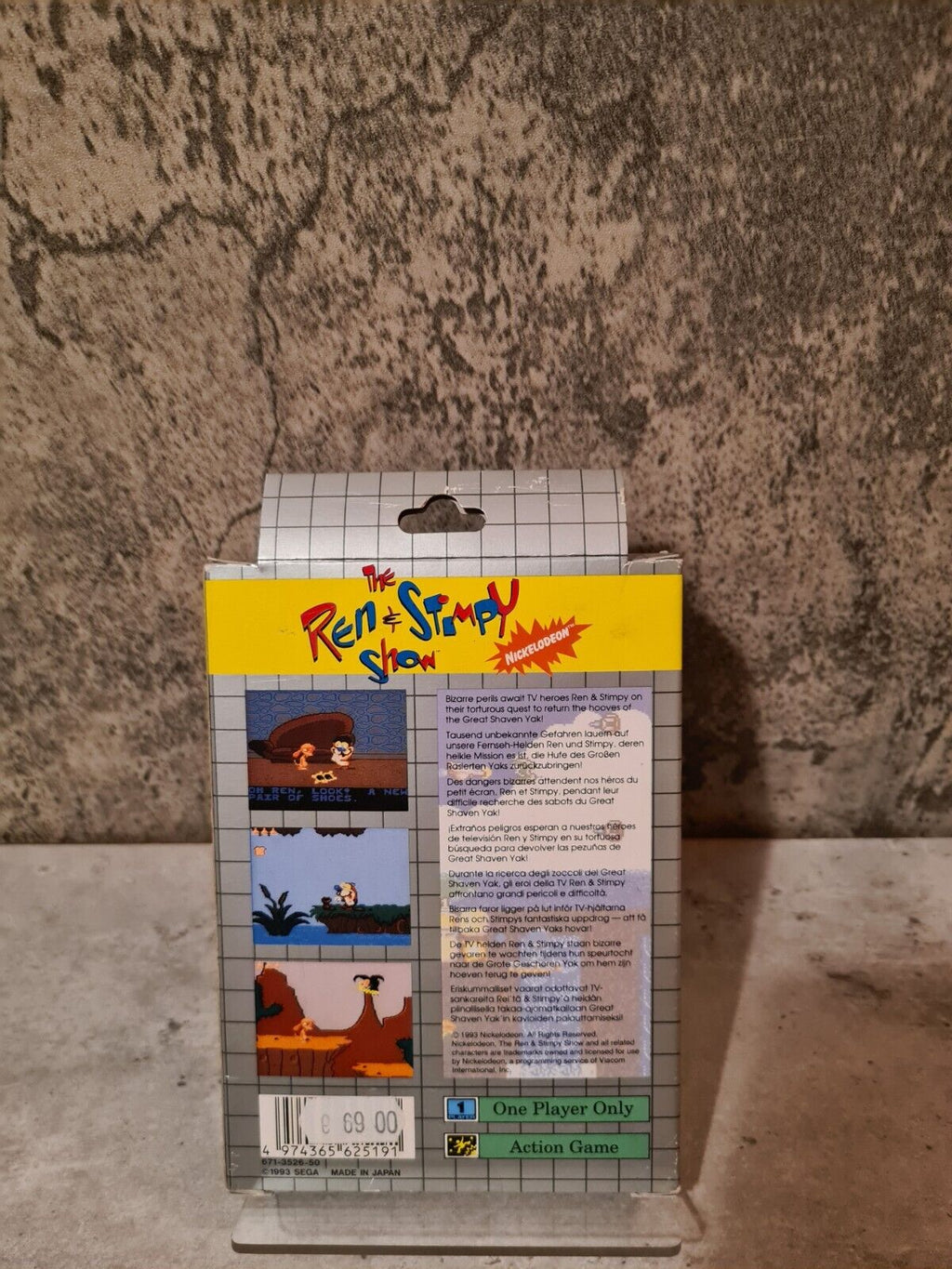 Game Gear The Ren & Stimpy Show Quest for the Shaven Yak mit OVP + Anleitung - T-Retro-Games 