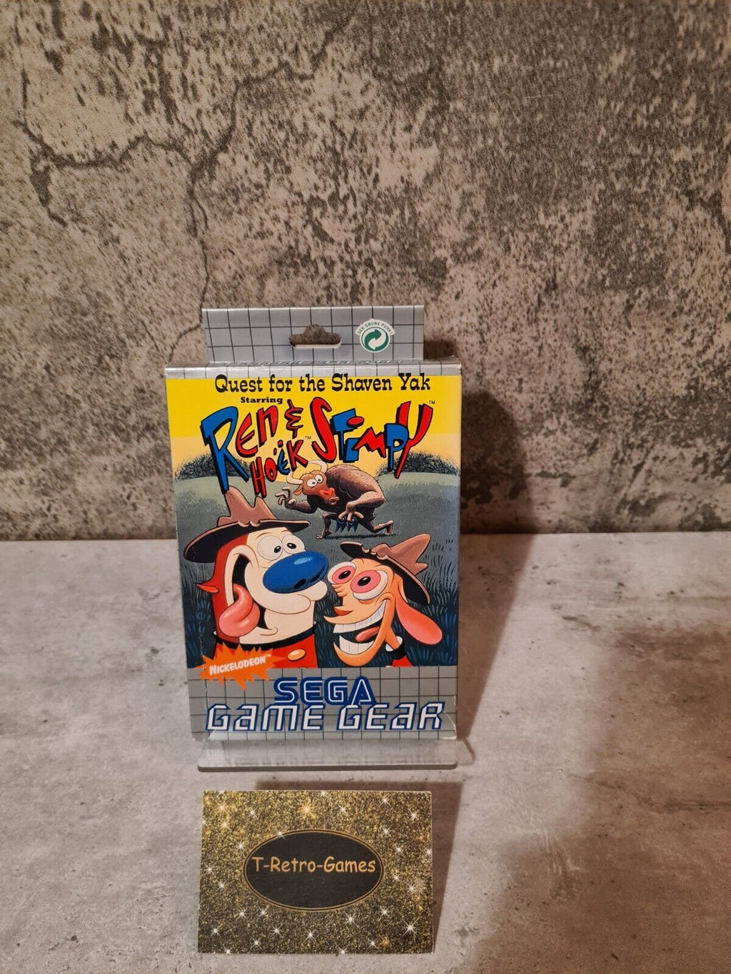Game Gear The Ren & Stimpy Show Quest for the Shaven Yak mit OVP + Anleitung - T-Retro-Games 