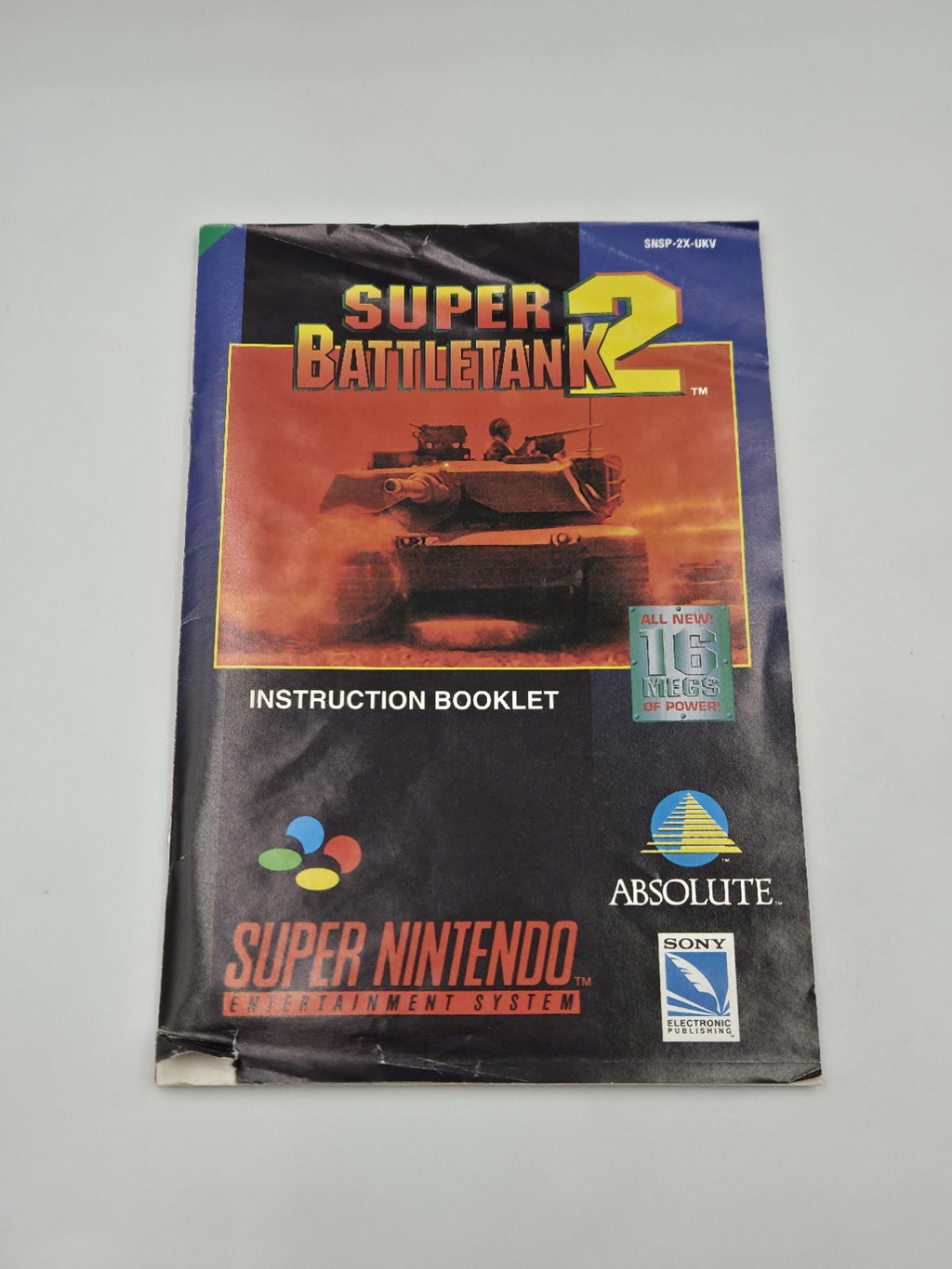 SNES Super Nintendo Super Battletank 2 mit OVP und Anleitung UKV