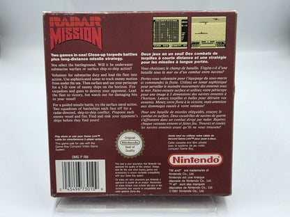 Nintendo Game Boy Classic Spiel Radar Mission mit OVP und Anleitung FAH