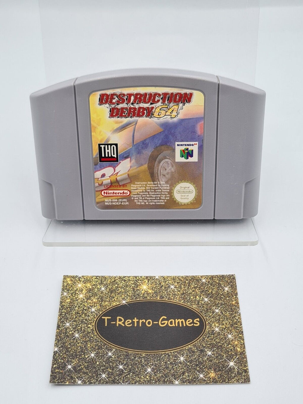 N64 Nintendo 64 Destruction Derby 64 Modul EUR - T-Retro-Games 