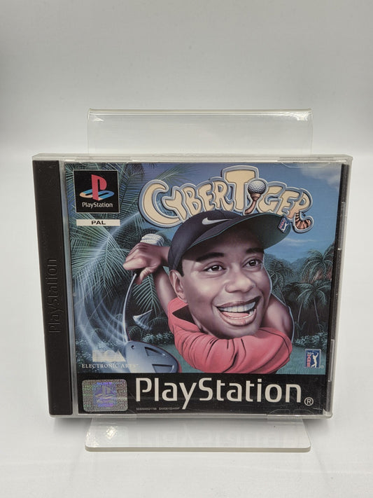 PS1 Playstation 1 CyberTiger mit OVP und Anleitung Deutsch